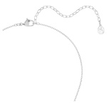 Mesmera pendant Marquise cut, White, Rhodium plated